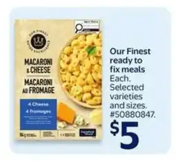 Walmart Our Finest Macaroni & Cheese offer