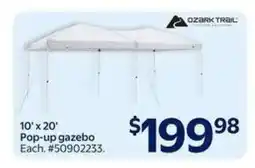 Walmart Pop-up gazebo offer