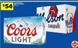 Real Canadian Liquorstore Coors Light or Molson Canadian offer
