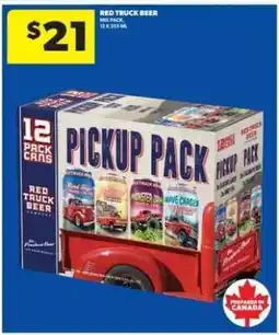 Real Canadian Liquorstore Red Truck Beer offer