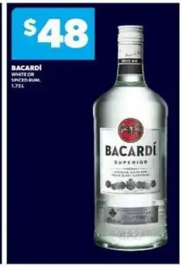Real Canadian Liquorstore Bacardi White or Spiced Rum offer