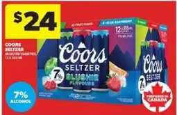 Real Canadian Liquorstore Coors Seltzer offer