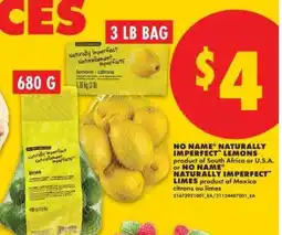 No Frills No Name Naturally Imperfect Lemons or Limes offer