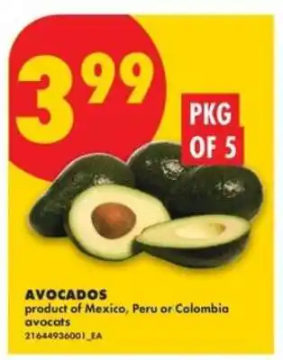 No Frills Avocados offer