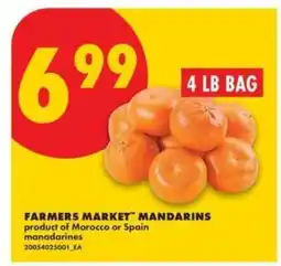 No Frills FARMERS MARKET MANDARINS offer