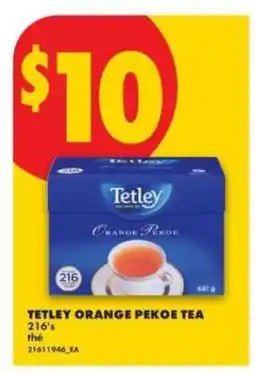 No Frills Tetley Orange Pekoe Tea offer