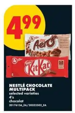 No Frills Nestlé Chocolate Multipack offer