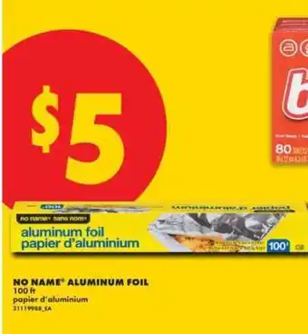 No Frills No Name Aluminum Foil offer