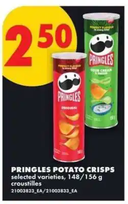 No Frills PRINGLES POTATO CRISPS offer