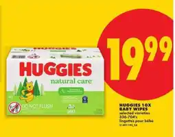 No Frills Huggies 10x Baby Wipes offer