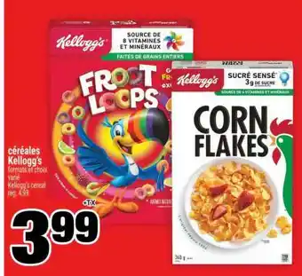 Super C CÉRÉALES KELLOGG'S offer