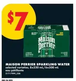 No Frills MAISON PERRIER SPARKLING WATER† offer