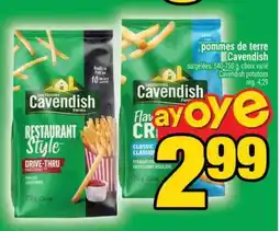 Super C Cavendish potatoes offer