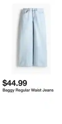 H&M Baggy Regular Waist Jeans offer