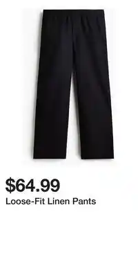 H&M Loose-Fit Linen Pants offer