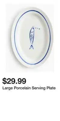 H&M Large Porcelain Serving Plate offer