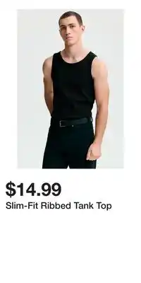 H&M Slim-Fit Ribbed Tank Top offer
