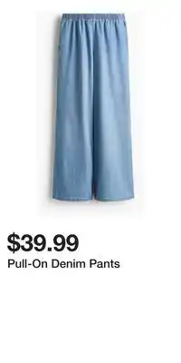 H&M Pull-On Denim Pants offer
