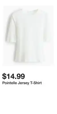 H&M Pointelle Jersey T-Shirt offer