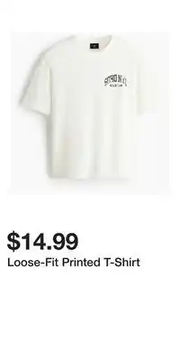 H&M Loose-Fit Printed T-Shirt offer
