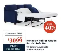 La Z Boy Kennedy Full or Queen Fabric Sofa Bed offer