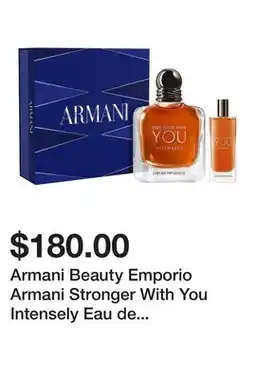 Sephora Armani Beauty Emporio Armani Stronger With You Intensely Eau de Parfum Gift Set offer
