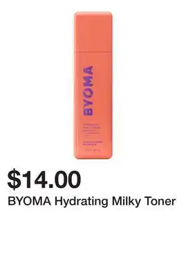 Sephora BYOMA Hydrating Milky Toner offer