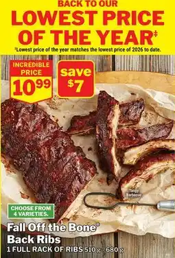 M & M Food Market Fall Off the Bone Back Ribs offer