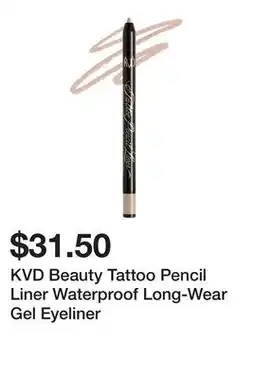 Sephora KVD Beauty Tattoo Pencil Liner Waterproof Long-Wear Gel Eyeliner offer