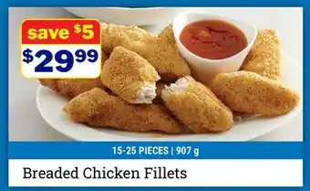 M & M Food Market Breaded Chicken Fillets offer