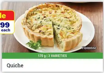 M & M Food Market Quiche offer
