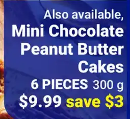 M & M Food Market Mini Chocolate Peanut Butter Cakes offer