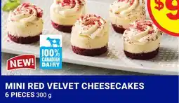 M & M Food Market MINI RED VELVET CHEESECAKES offer
