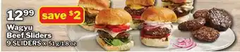 M & M Food Market Wagyu Beef Sliders offer