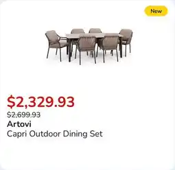 Club Piscine Capri Outdoor Dining Set offer