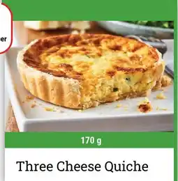 M & M Food Market Three Cheese Quiche offer