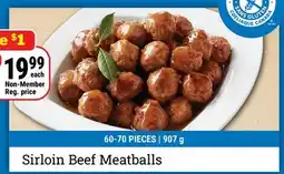 M & M Food Market Sirloin Beef Meatballs offer