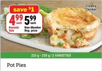 M & M Food Market Pot Pies offer