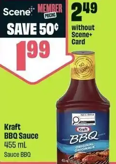 FreshCo Kraft BBQ Sauce offer