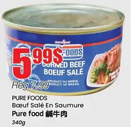 Btrust Supermarket PURE FOODS Bœuf Salé En Saumure offer