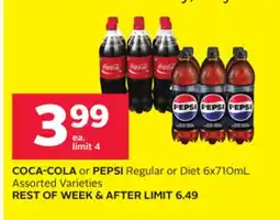 Rexall COCA-COLA or PEPSI Regular or Diet offer