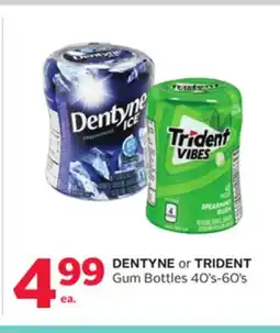 Rexall DENTYNE or TRIDENT Gum Bottles offer