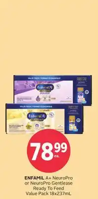 Rexall ENFAMIL A + NeuroPro or NeuroPro Gentlease Ready To Feed offer
