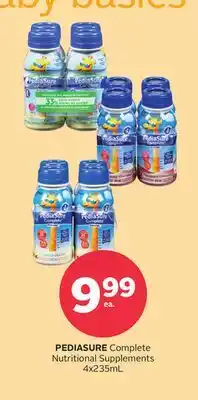 Rexall PEDIASURE Complete Nutritional Supplements offer