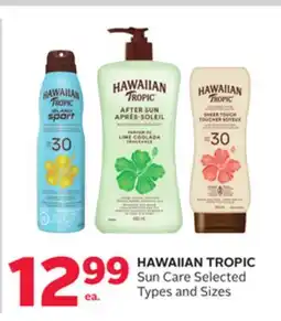 Rexall HAWAIIAN TROPIC Sun Care offer