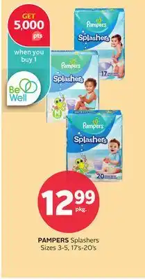 Rexall PAMPERS Splashers offer