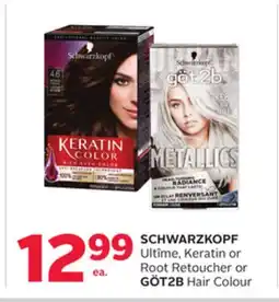 Rexall SCHWARZKOPF Ultîme, Keratin or Root Retoucher or GÖT2B Hair Colour offer