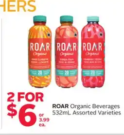 Rexall ROAR Organic Beverages offer