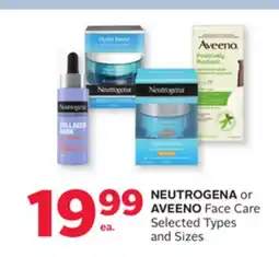 Rexall NEUTROGENA or AVEENO Face Care offer