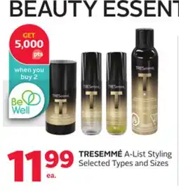 Rexall TRESEMMÉ A-List Styling offer